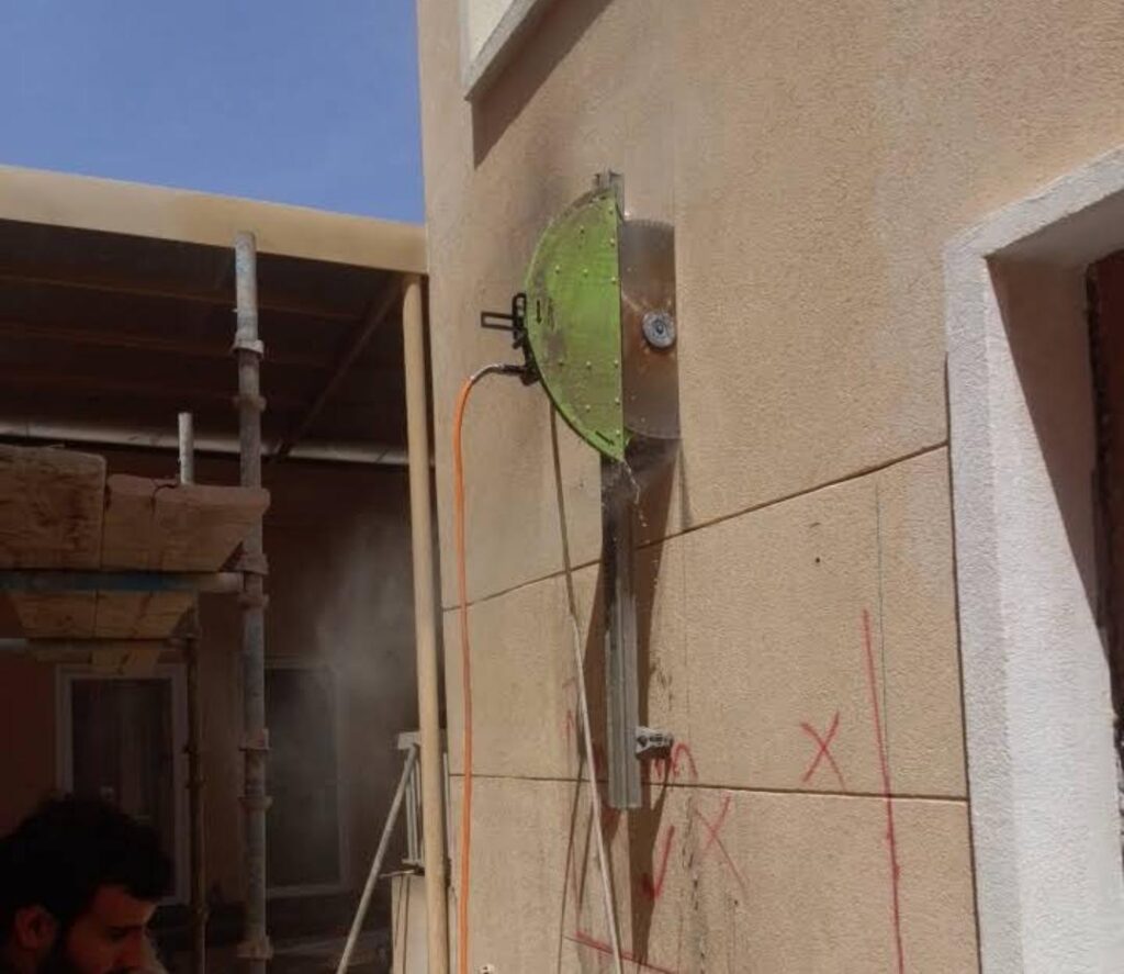 Window Cutting Services Dubai for concrete wall window openings, structural modifications, and renovation projects